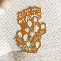 Thumbnail for She is a Wildflower Sticker