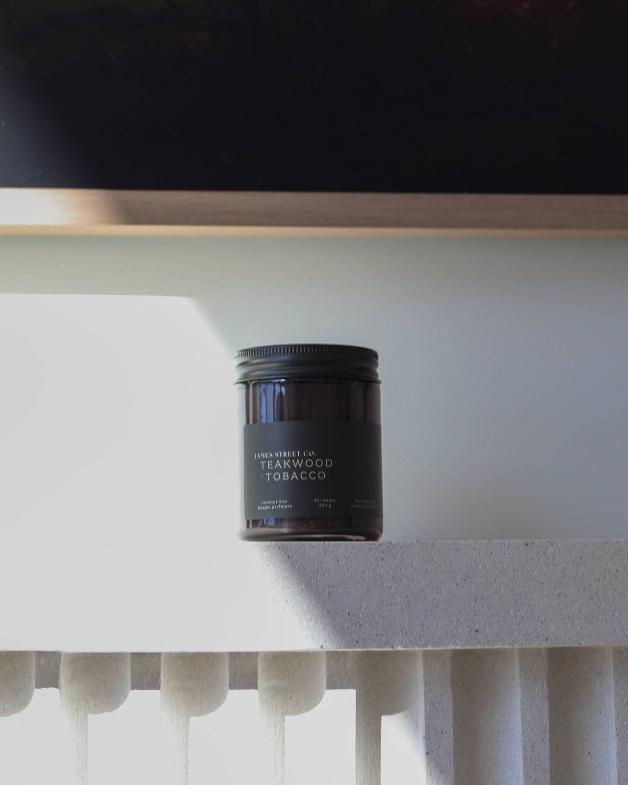 Teakwood + Tobacco Candle | Warm Comforting Woody