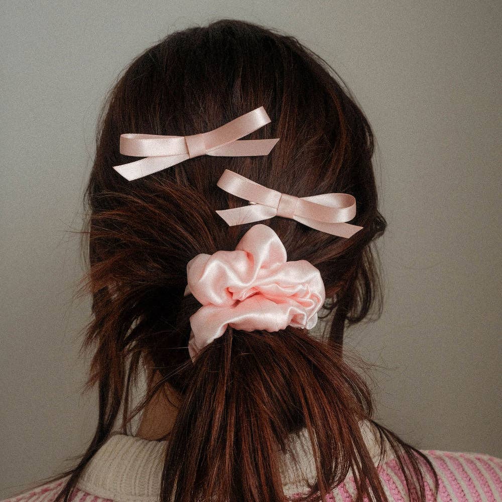 100% Silk Scrunchie  |  Leopard  |  Mini
