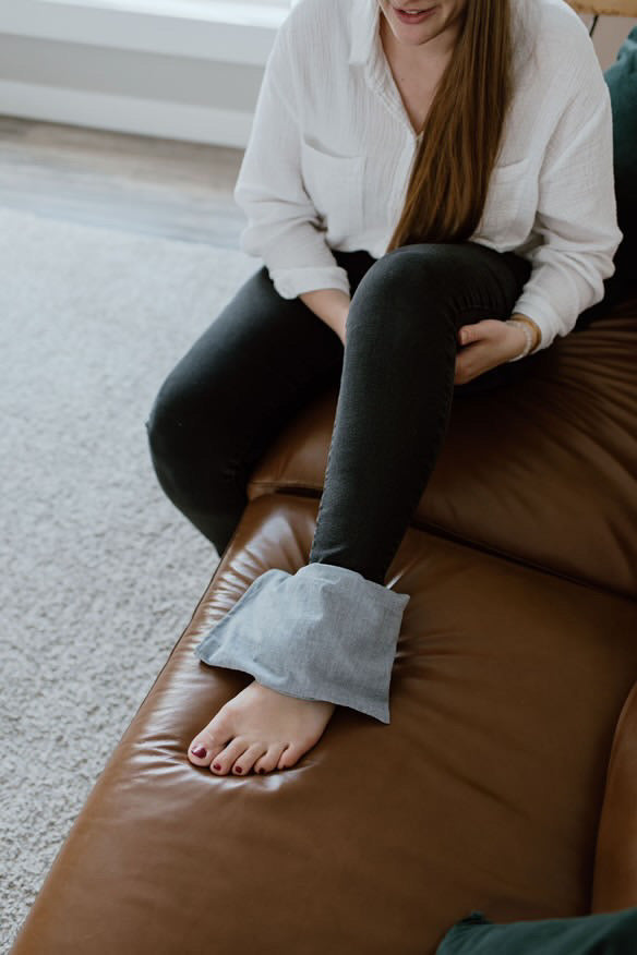 Hot/Cold Therapy Pack - Light Grey - Cotton - PEAS