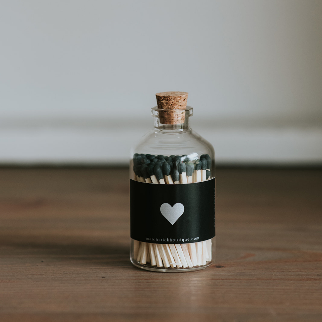 Black Heart Apothecary Jar