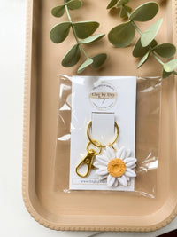 Thumbnail for Polymer Clay Keychain  |  Daisy