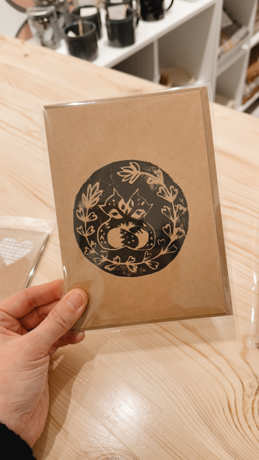 Fox Caribou Card