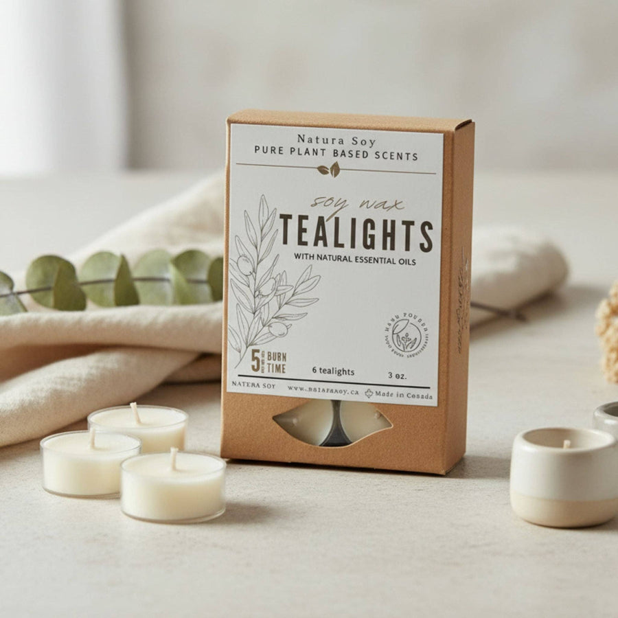 Tealight Candles  |  London Fog  |  6-pack