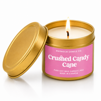 Thumbnail for Soy Candle  |  Crushed Candy Cane  |  4oz Tin