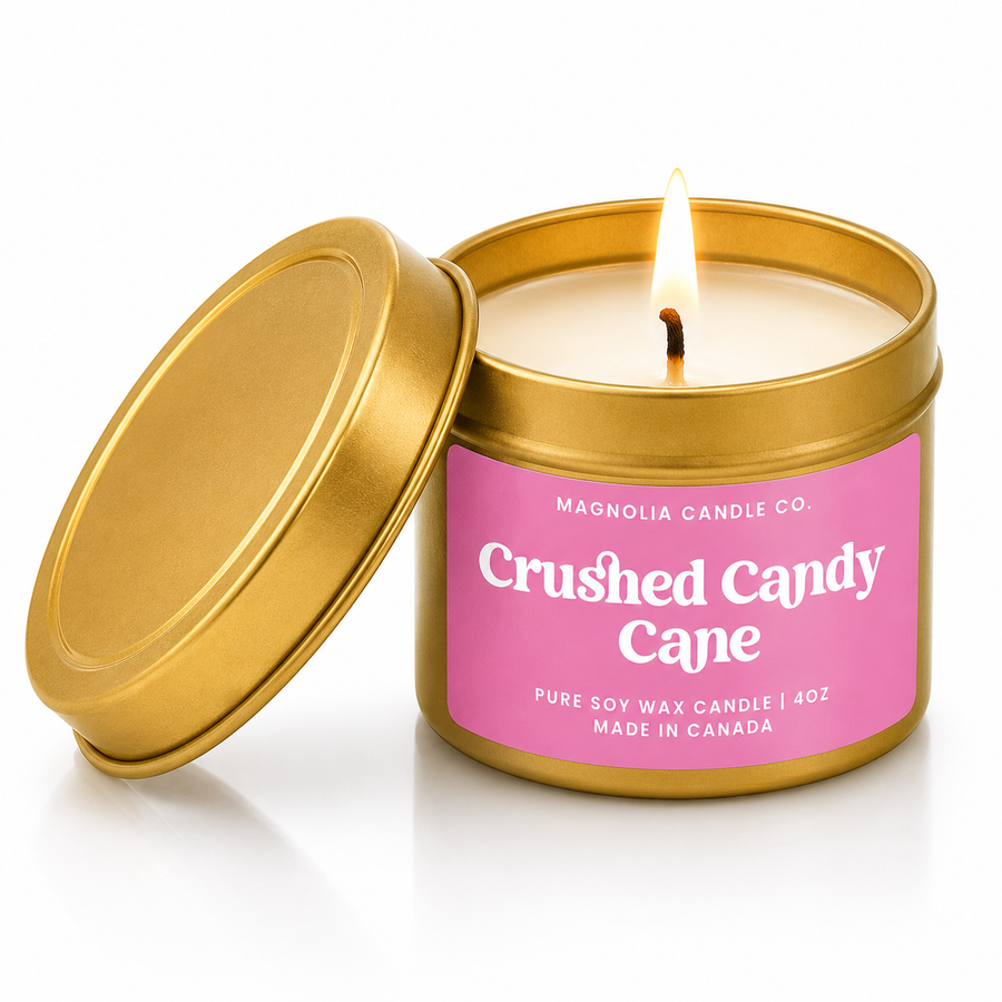 Soy Candle  |  Crushed Candy Cane  |  4oz Tin