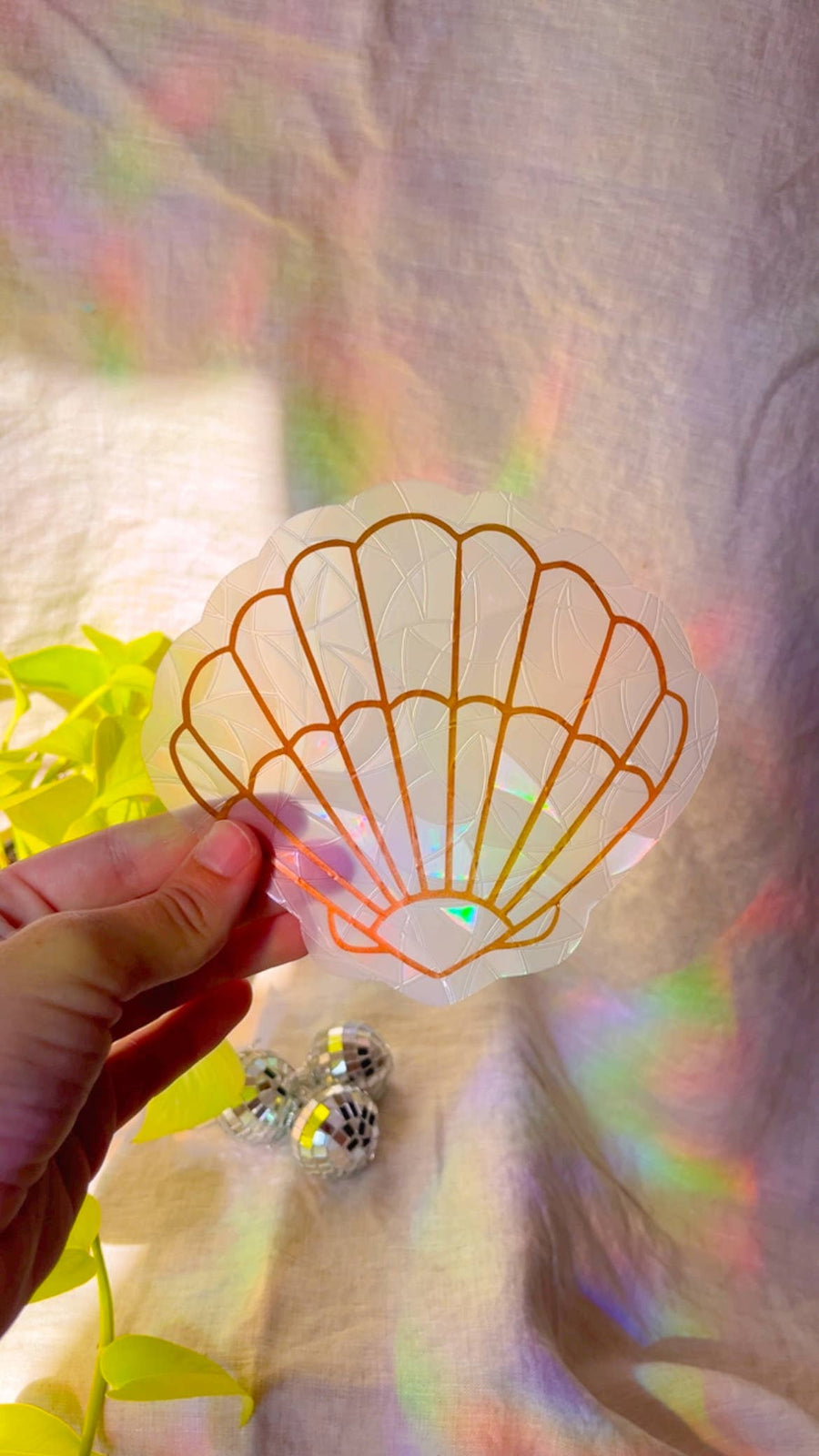 Seashell Suncatcher Sticker