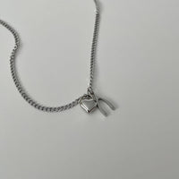 Thumbnail for Wishbone Necklace- Silver