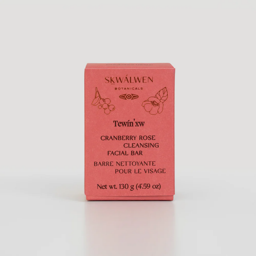 Cleansing Facial Bar  |  Tewin’xw Cranberry Rose