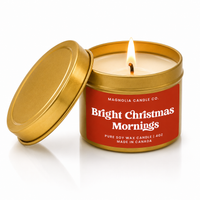 Thumbnail for Soy Candle  |  Bright Christmas Morning  |  4oz Tin