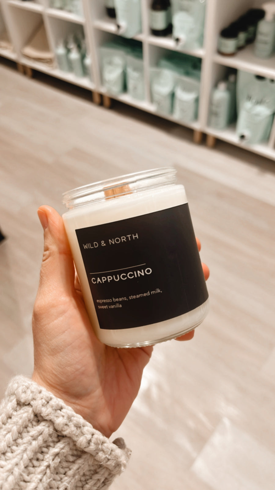 Cappuccino Wood Wick Candle
