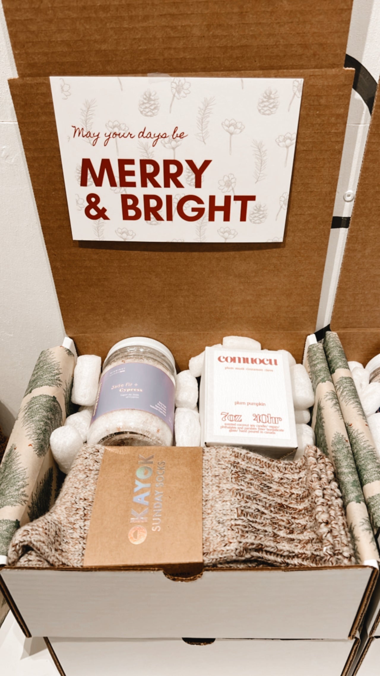 Cozy Holiday Bundle Box - Camel