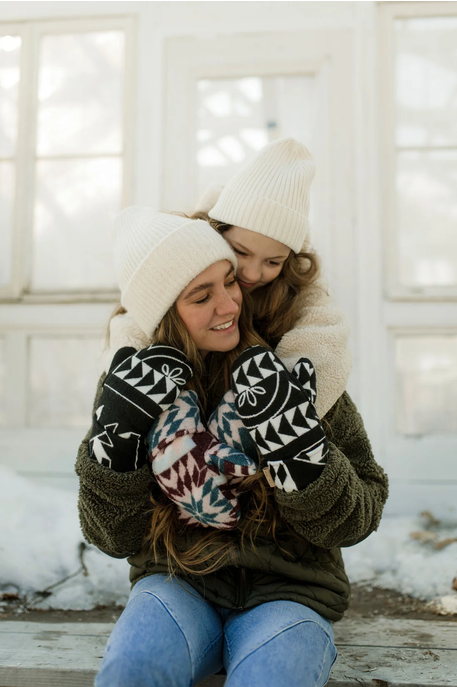 Star Sherpa Mittens