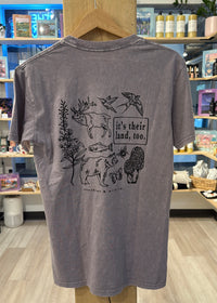 Thumbnail for Men's Stonewash Tee  |  Orchid |  It's their land, too