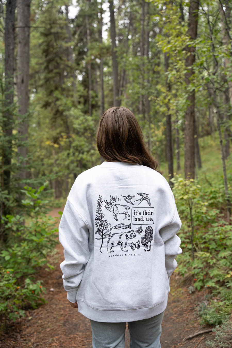 Recycled Crew  |  Cloud White  |  It's their land, too