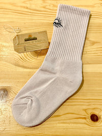 Thumbnail for Embroidered Skater Socks  |  Lavender