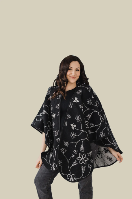 Fleurs Indigenous Shawl