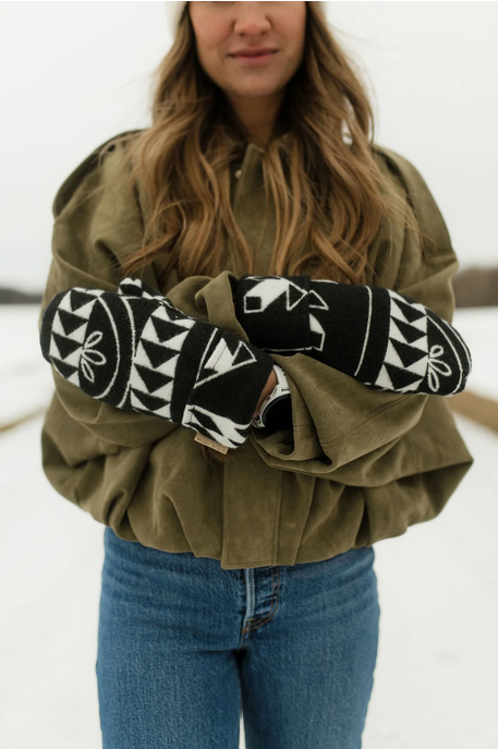 Star Sherpa Mittens