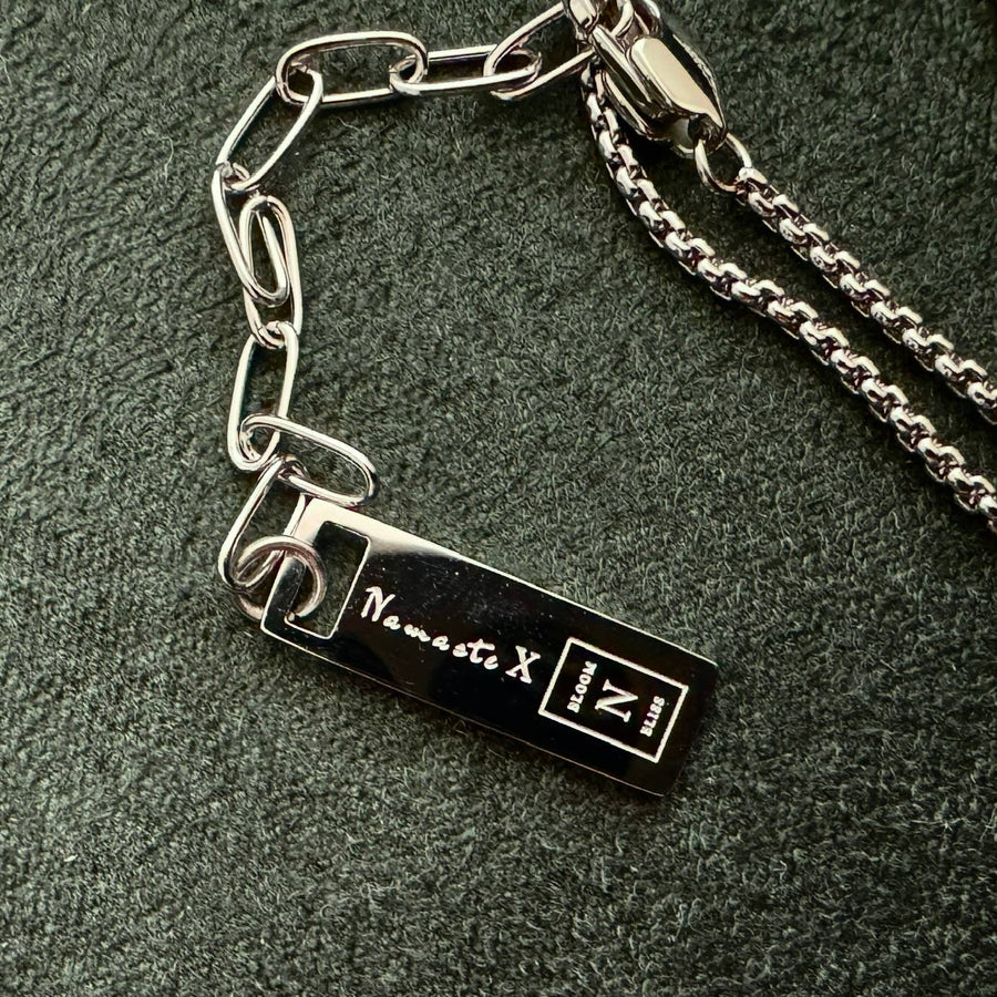 Rose Necklace- Silver