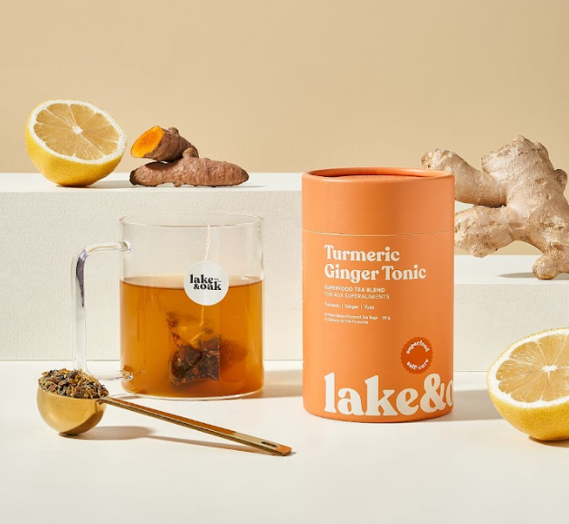Turmeric Ginger Tonic  |  Superfood Tea Blend
