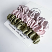 Thumbnail for 100% Silk MICRO Scrunchie - 3 pack