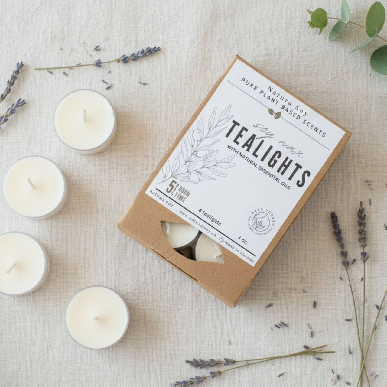 Tealight Candles  |  Pumpkin Ginger  |  6-pack