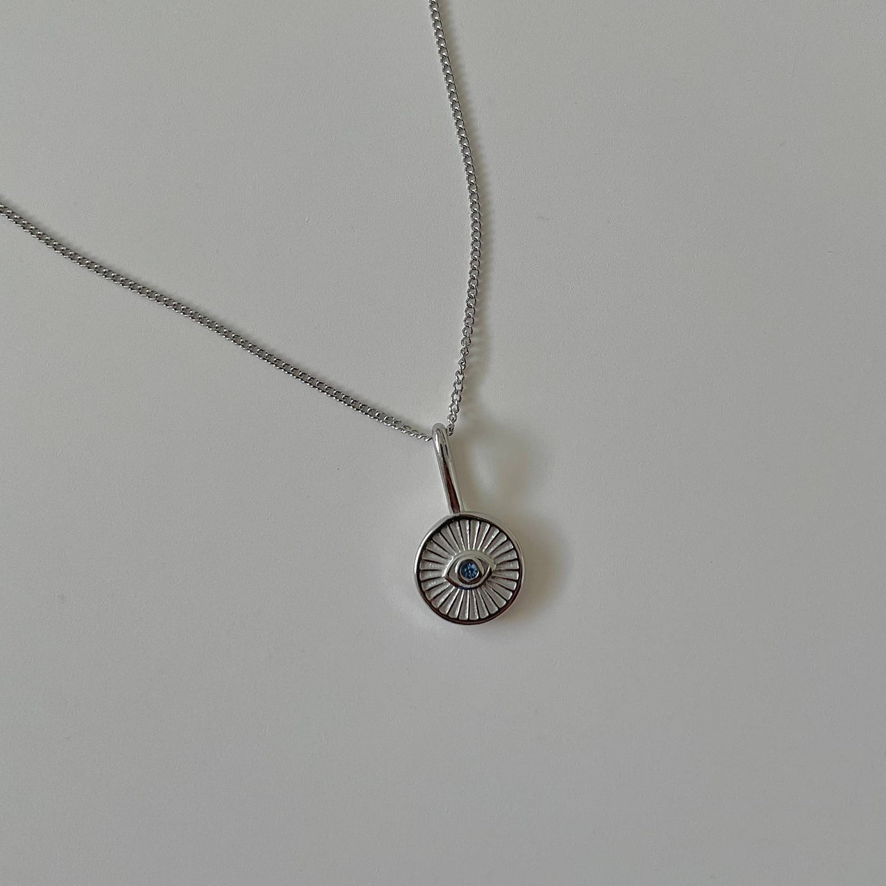 Evil Eye 2.0 Necklace  |  Silver