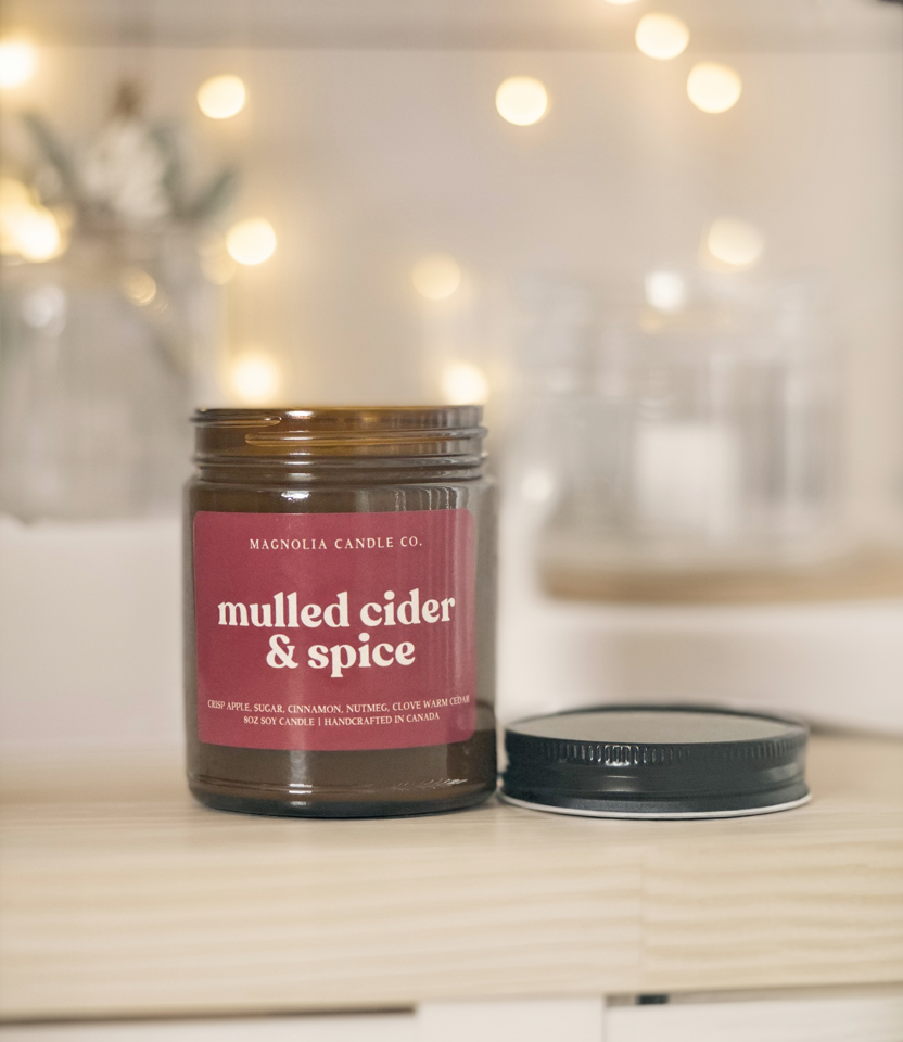 Soy Candle  |  Mulled Cider & Spice  |  8oz Jar