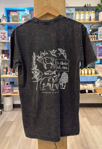 Thumbnail for Men's Stonewash Tee  |  Black  |  It's their land, too