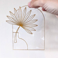 Thumbnail for Palm Leaf Suncatcher Sticker