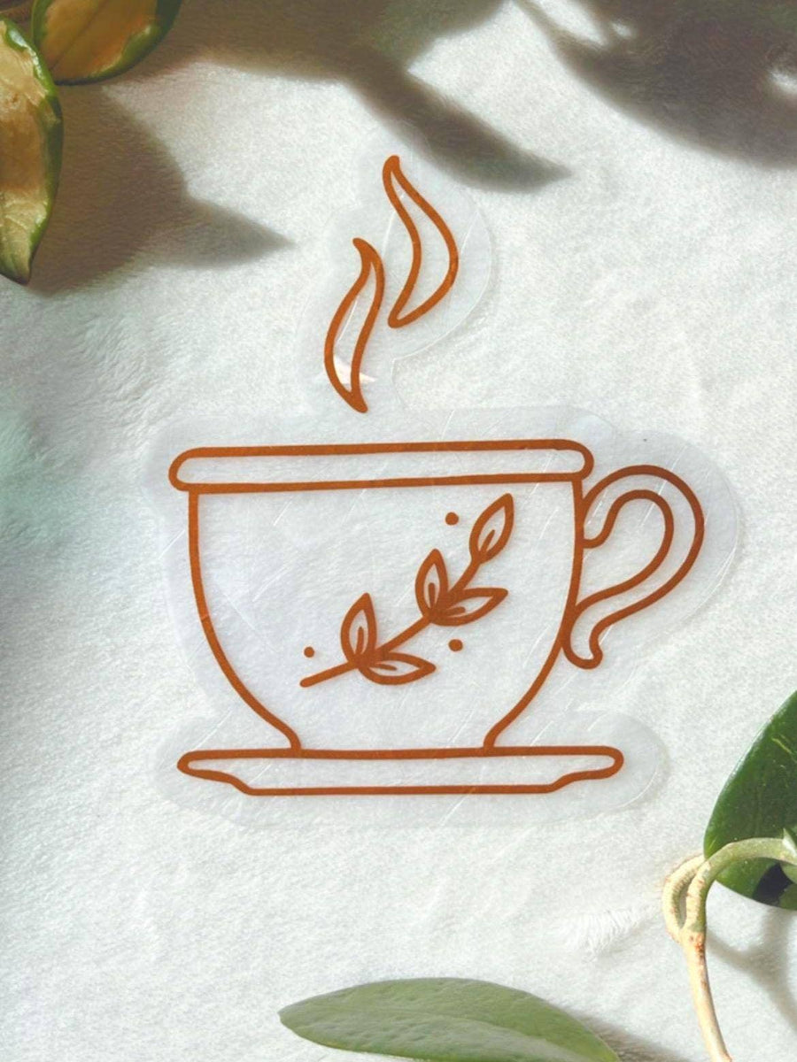 Tea Cup Suncatcher Sticker