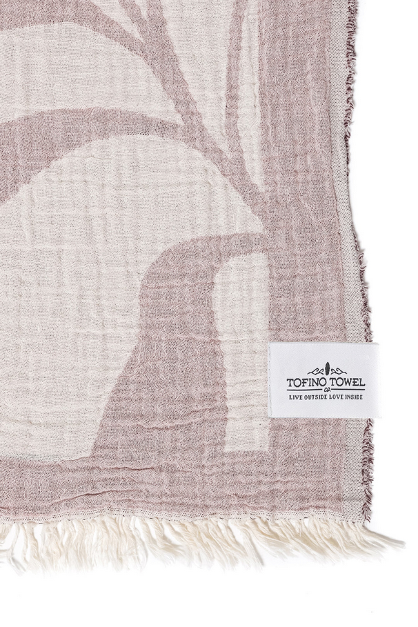 Terra Muslin Throw  |  Wine + Rose Smoke