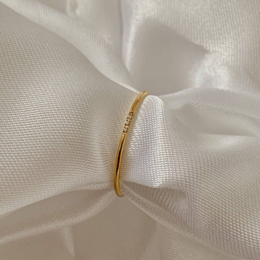 Three Stone Ring  |  Gold  |  7