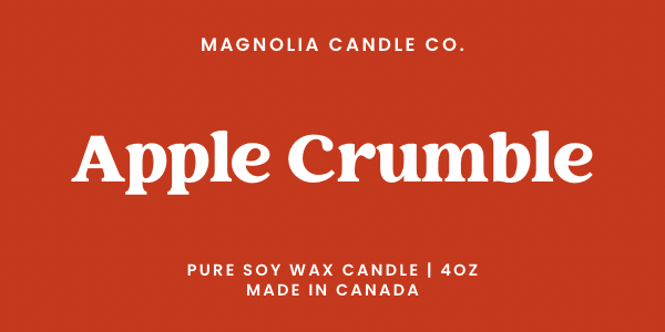 Soy Candle | Apple Crumble  |  4oz Tin
