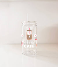 Thumbnail for Boho glass - Coffee Addict - plastic