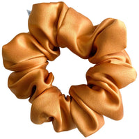 Thumbnail for 100% Silk Scrunchie  |  Mustard  |  Regular