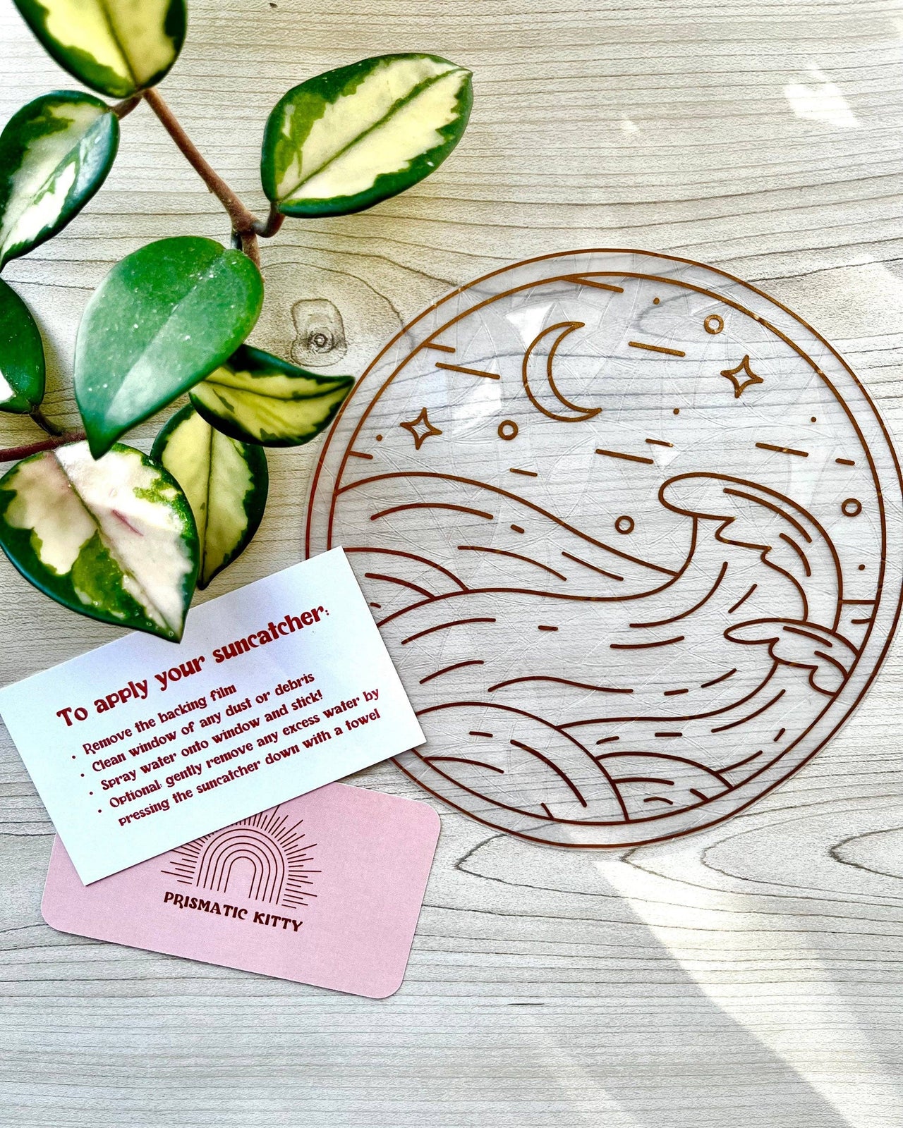 Ocean Waves Suncatcher Sticker