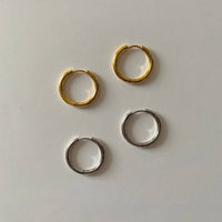 Thumbnail for Minimal Hoops 2.0  |  19mm  |  Silver