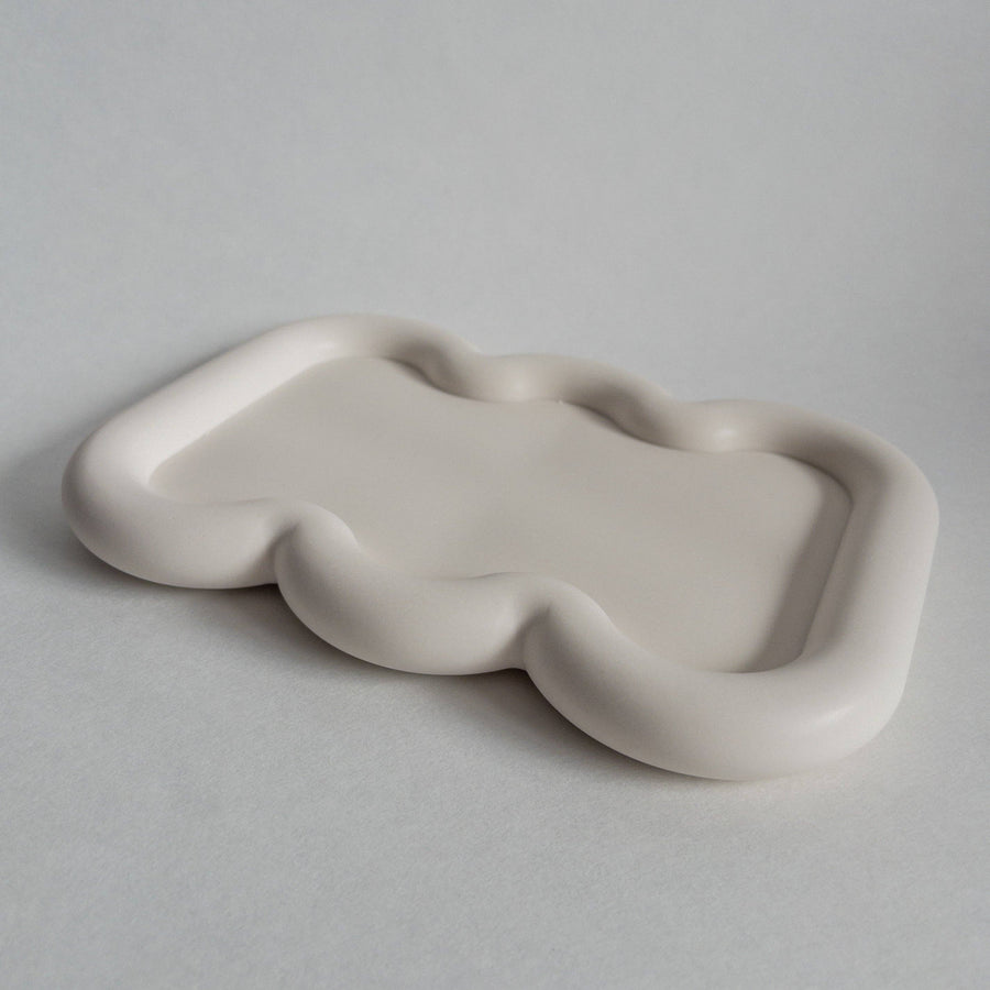 Chunky Wiggle Catchall Tray - Blanco