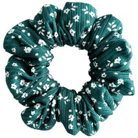 Thumbnail for Emerald Floral Scrunchie