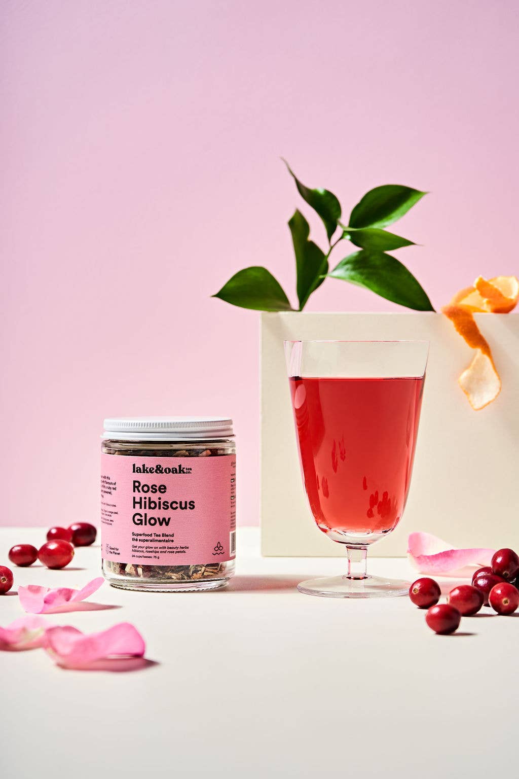Rose Hibiscus Glow  |  Superfood Tea Blend