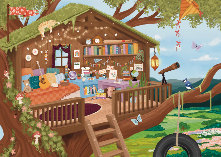 Treetop Hideout  |  250-Piece Puzzle