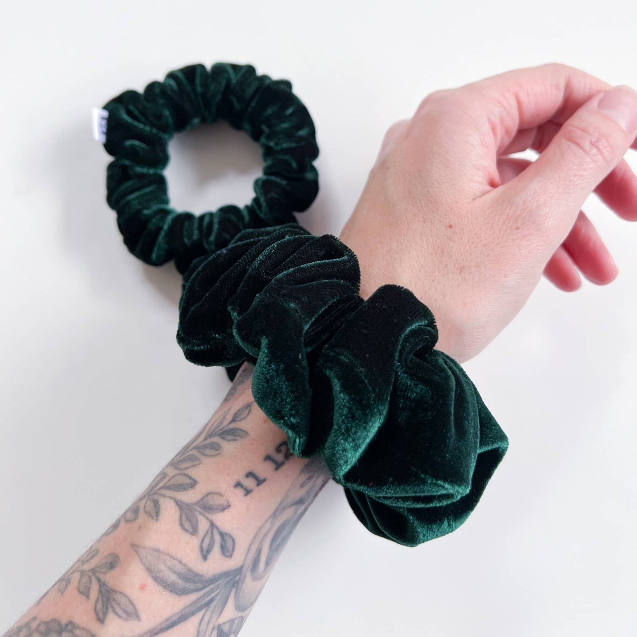 Velvet Scrunchie: MINI Size / Emerald