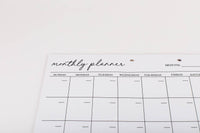 Thumbnail for Monthly Planner (White) Notepad