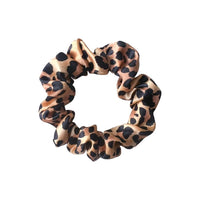 Thumbnail for 100% Silk Scrunchie  |  Leopard  |  Mini