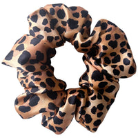 Thumbnail for 100% Silk Scrunchie  |  Leopard  |  Mini
