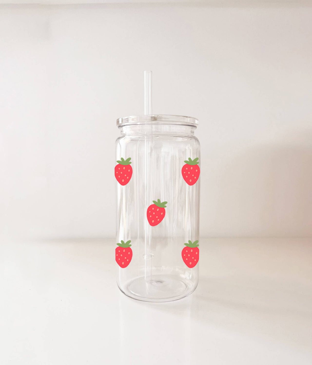 Boho Tumbler  |  Strawberries  |  Plastic