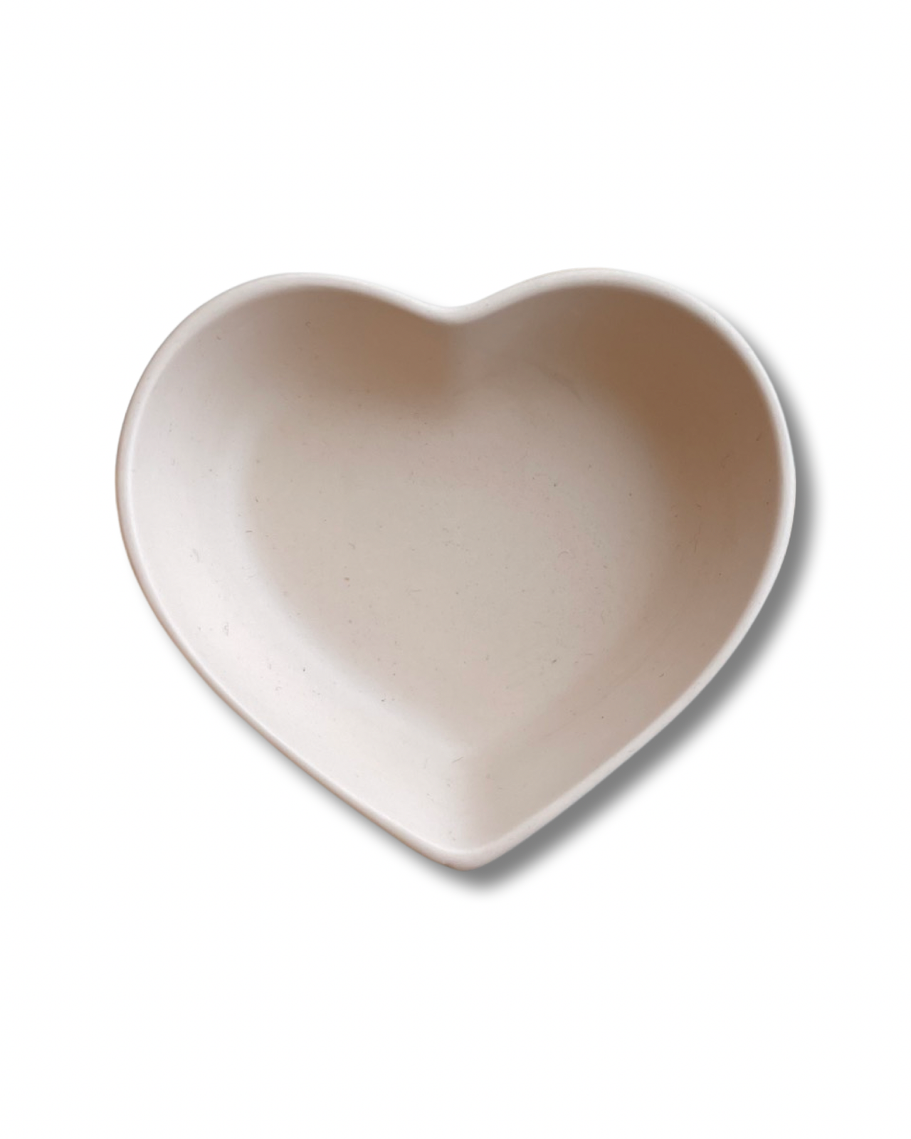 Heart Trinket Ring Dish - Latte