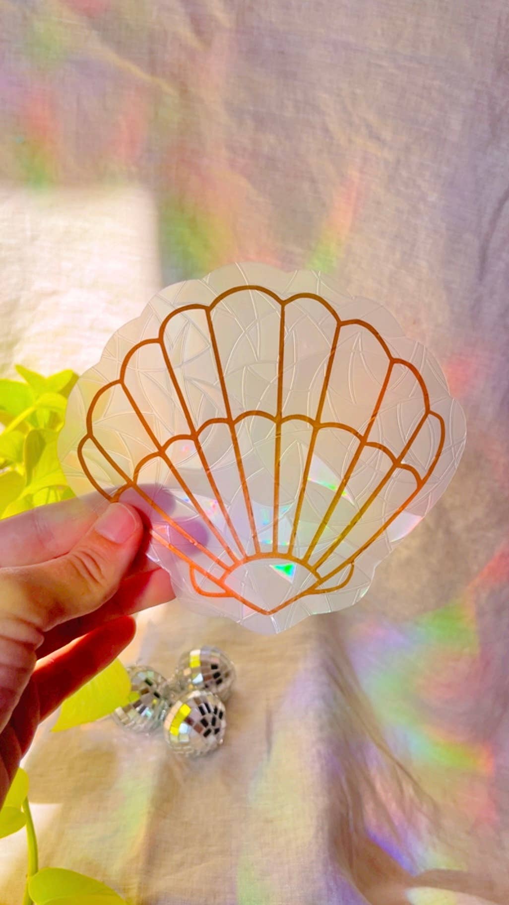 Seashell Suncatcher Sticker