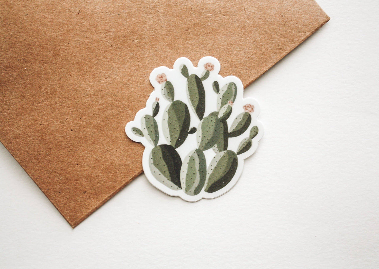 Prickly Pear Cactus Sticker